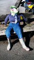 899-Another of the Scarecrow Exhibits on Show in the Village.